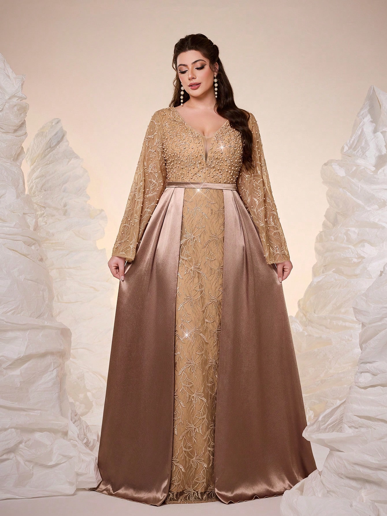 Men'S Formal Wear For Wedding Guest - Анпокет, V-образный вырез, элегантное, большого размера,