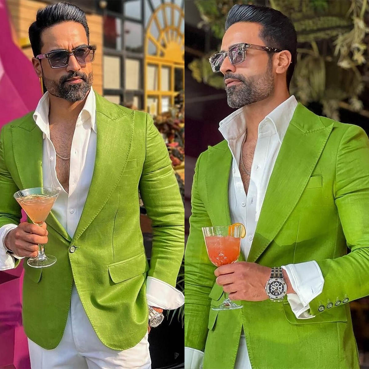 Men Formal Wear Green - Элегантный зеленый мужской свадебный смокинг с