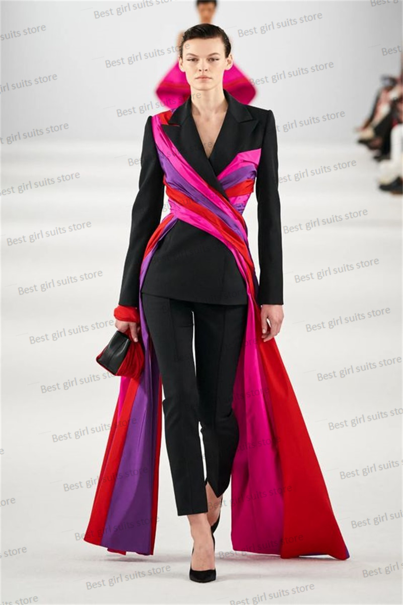 Men'S Formal Wear For Wedding Guest - Женский костюм подиума из блейзера и