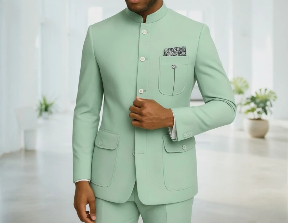 Мужской костюм Safari: Премиал – обзор и цена Men Formal Wear Green
