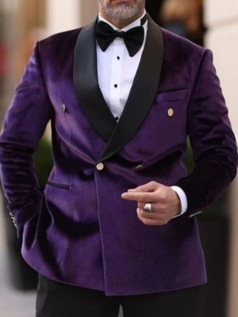 Мужской бархатный свадебный ко – обзор и цена Men Formal Wear Top