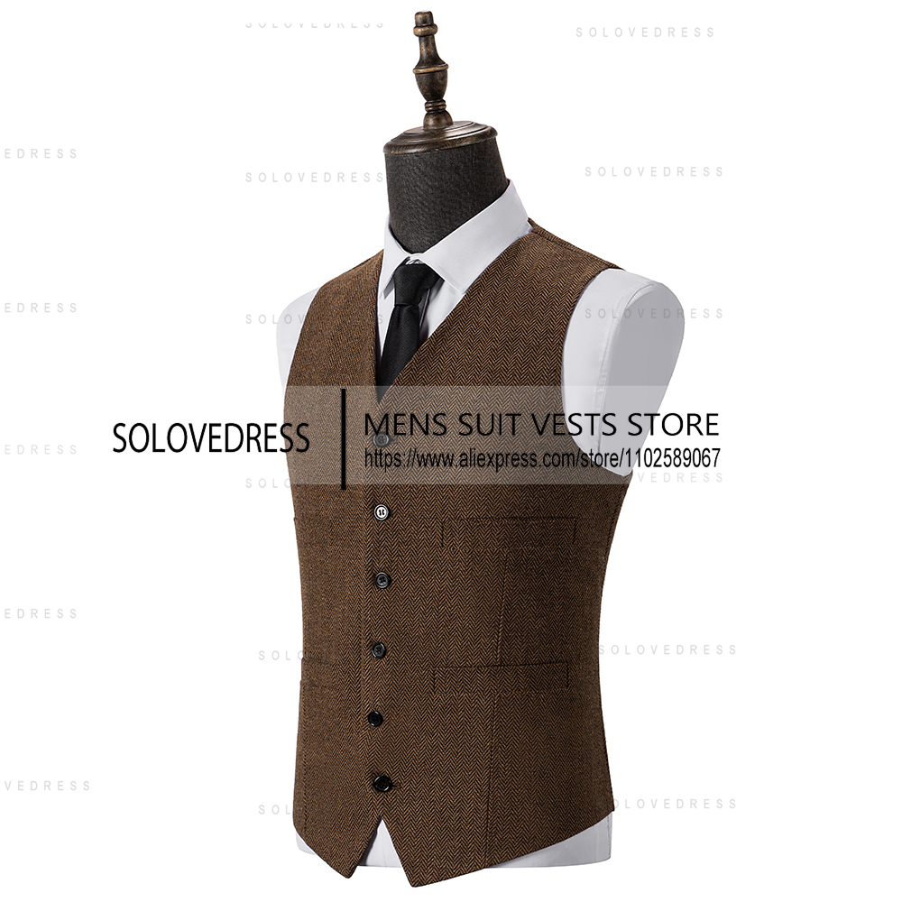 Мужской жилет с V-образным выр – обзор и цена Men Formal Wear Vest