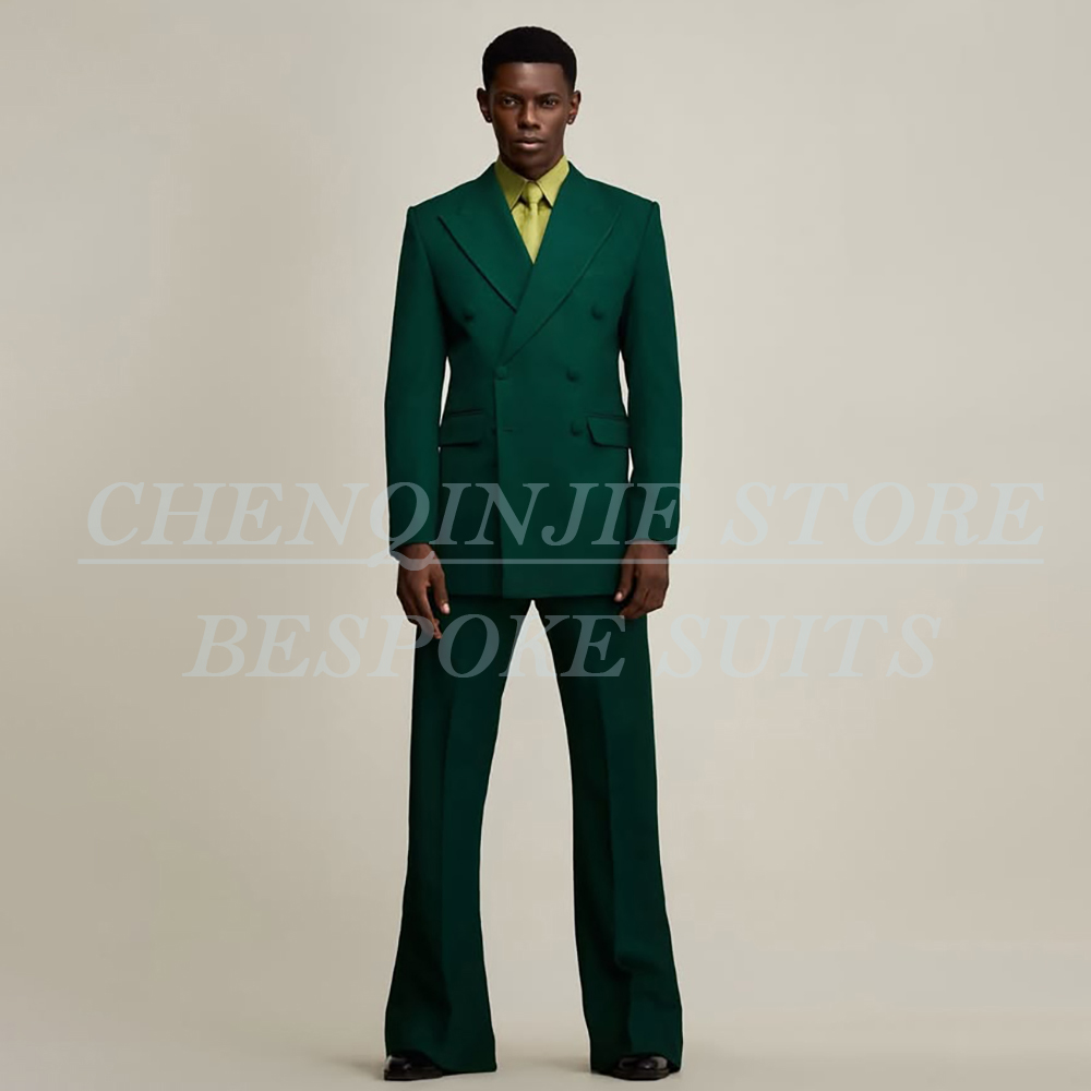 Роскошный зеленый мужской кост – обзор и цена Men Formal Wear Green